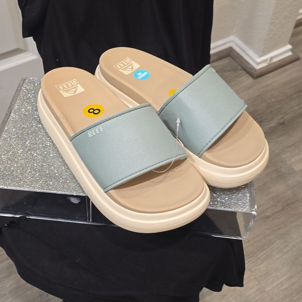 Reef Cushion Bondi Bay Slide Sandal- Frosty - Picture 12 of 14